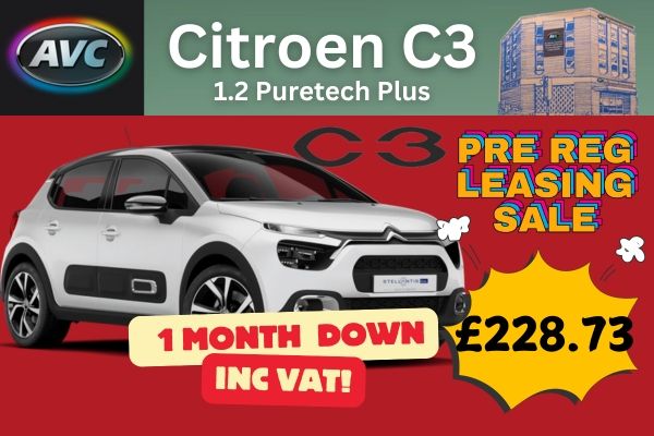 Pre REG Citroen C3 Leasing Offers