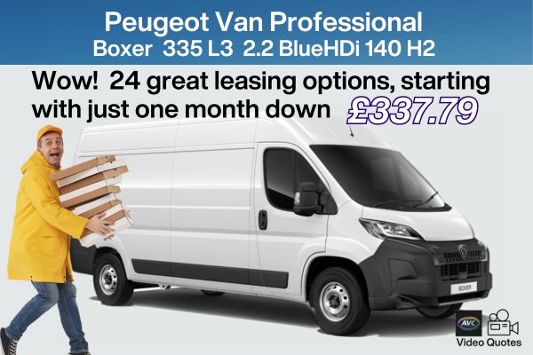 Peugeot Boxer 35 L3 H2 Van Professional