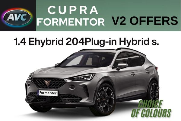 Cupra Formentor V2, plug-in hybrid offers 