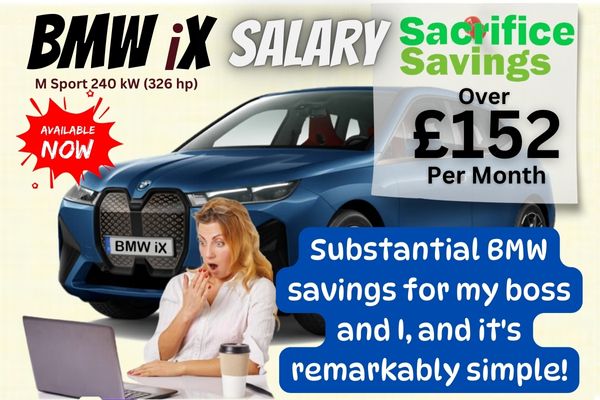 BMW iX M-sport salary sacrifice savings 