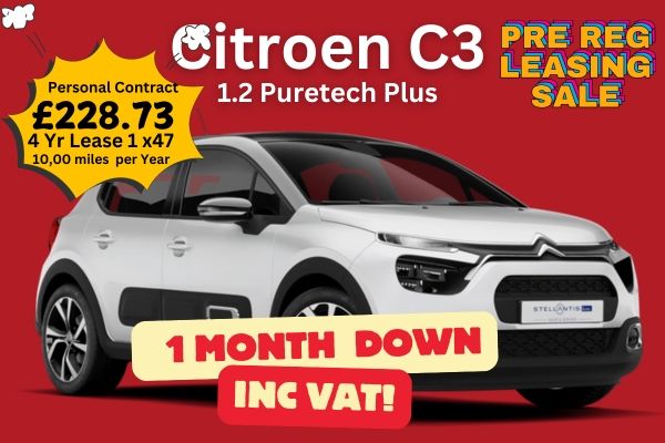 Citroen C3 1.2 Puretech  Pre Reg Offers