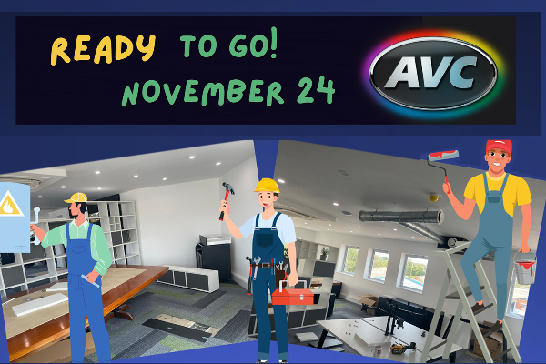 The comprehensive refurbishment at AVC is approaching its final stages.